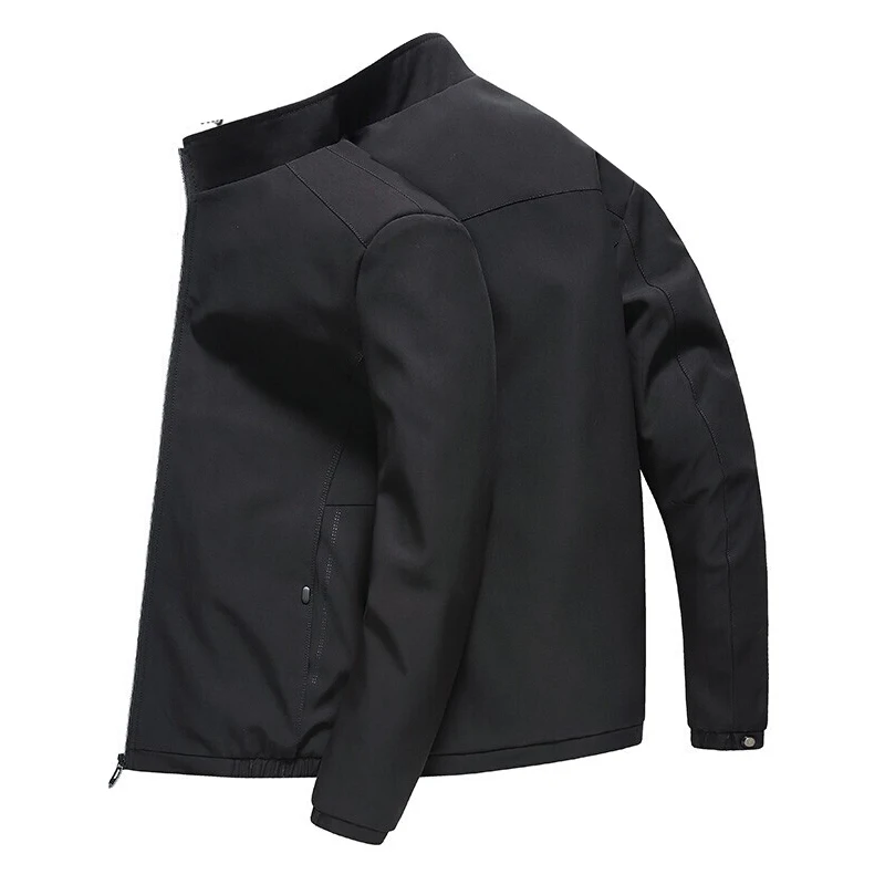 Горячая Распродажа, индивидуальная сублимационная мужская куртка авиатора, мужская куртка-бомбер, черная Водонепроницаемая зимняя куртка