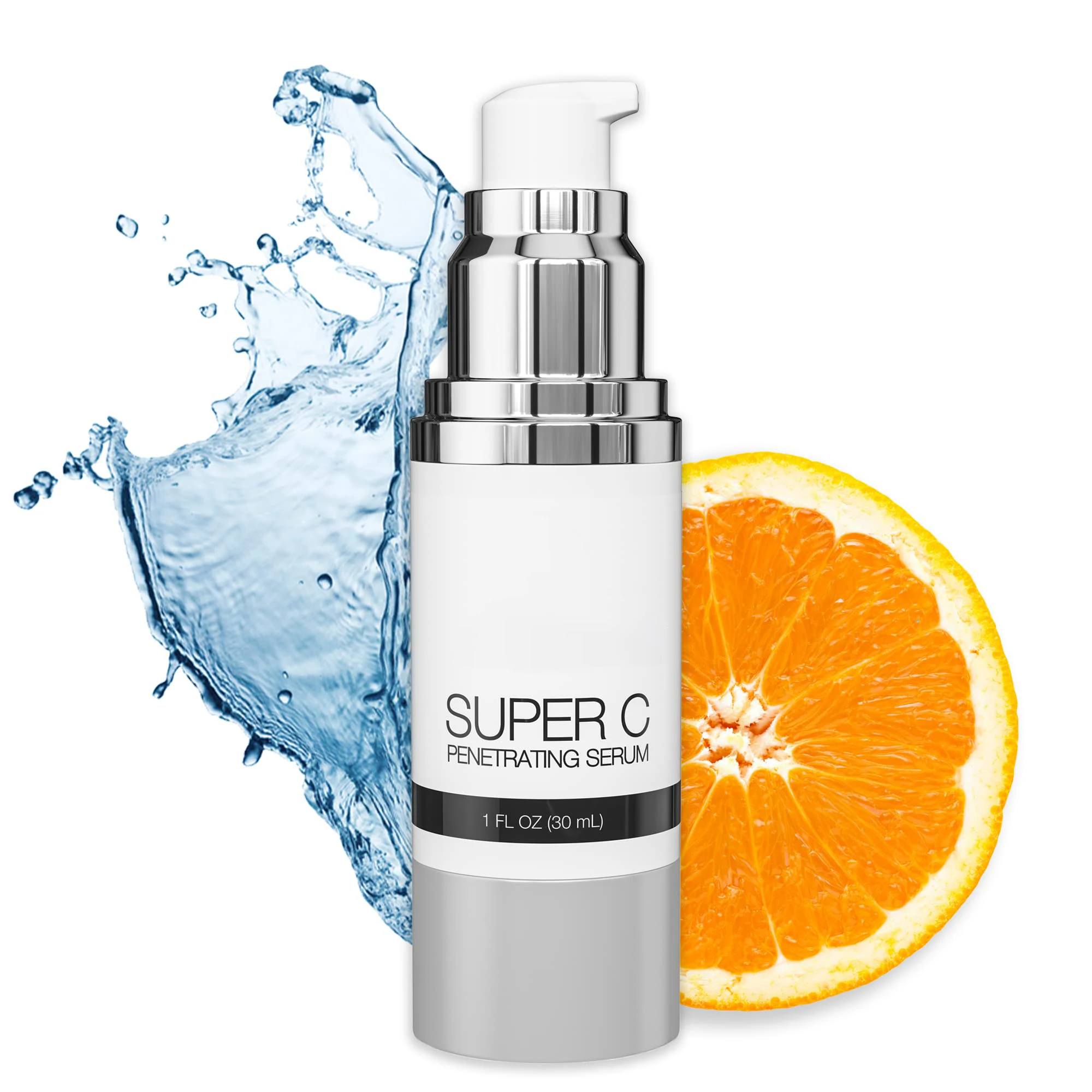 Super C Serum for Mature Skin, Made in the USA, All-in-One Formula, Hydrating, Firming Vitamin C Serum