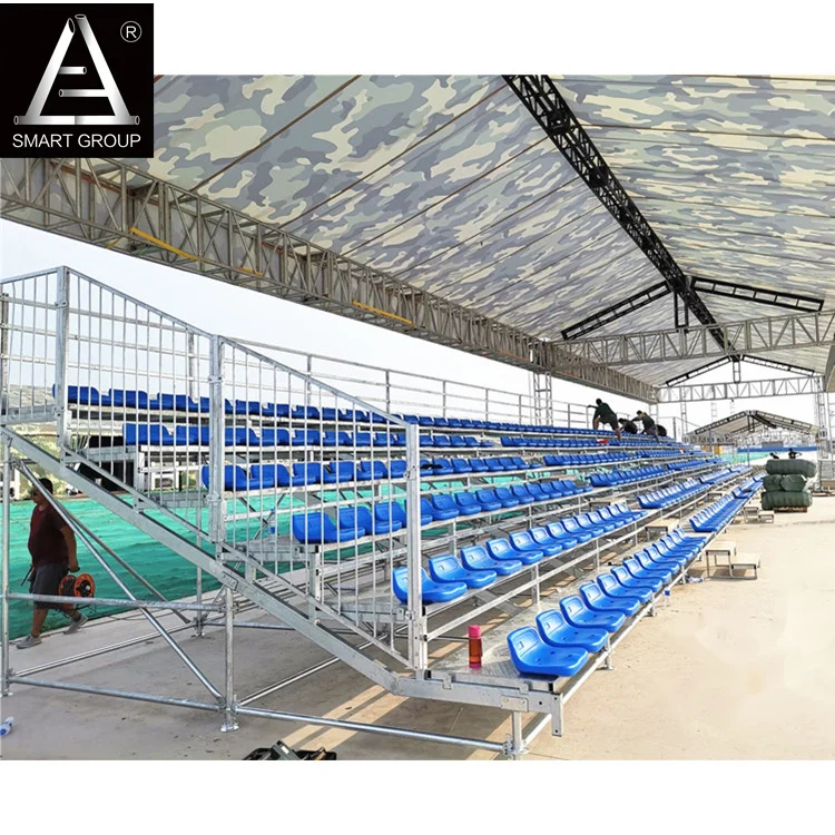 6 Row 330 Seats Outdoor Use Scaffolding Sports Metal Grandstand Tribune Seats