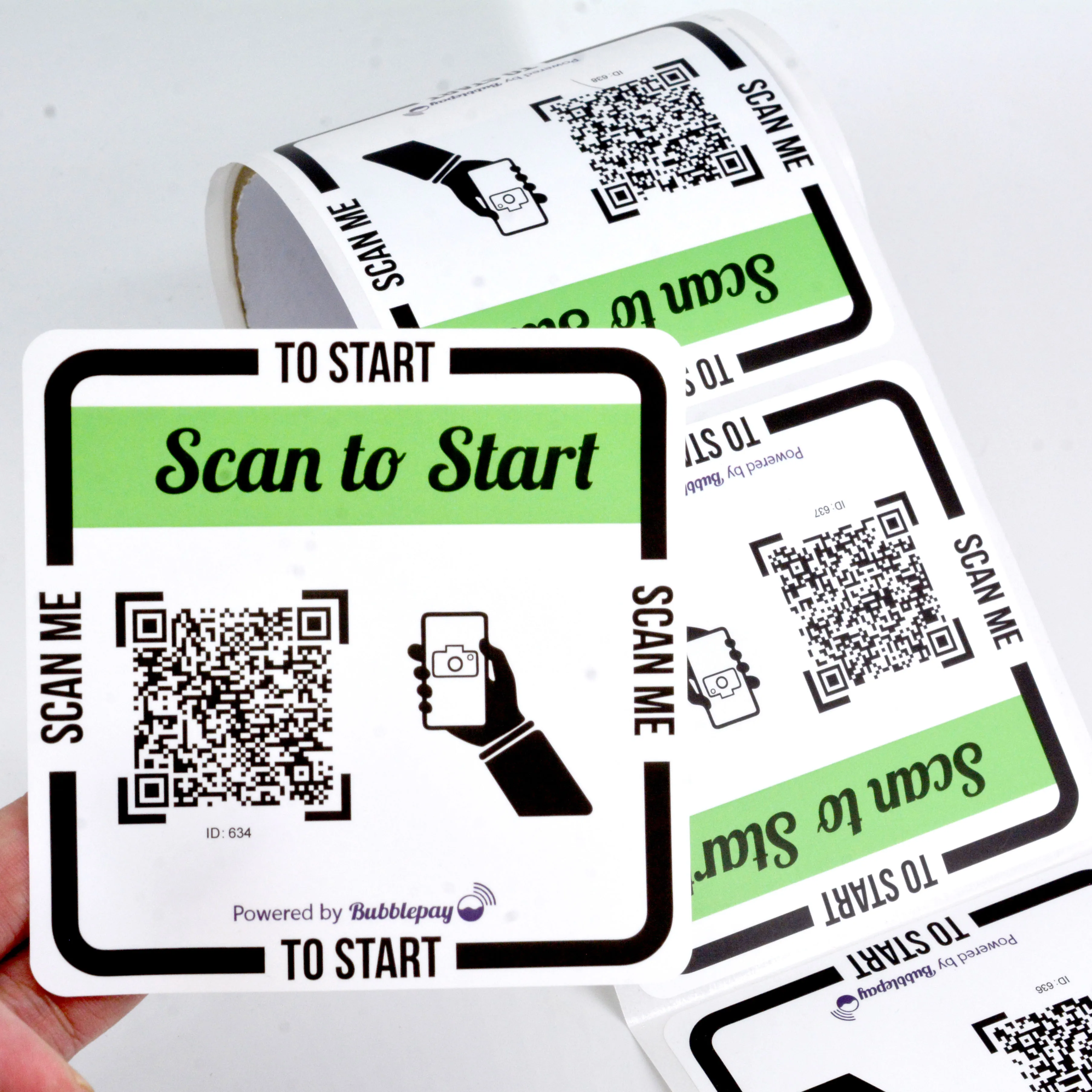 Заводские пользовательские QR-код переменных данных должны быть матовыми с водонепроницаемыми и устойчивыми к царапинам пользовательскими наклейками QR-кода