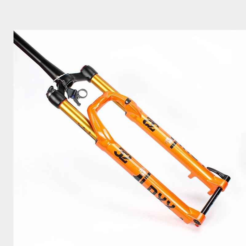 Mountain barrel shaft version front fork mountain bike front air forks suspension mountain bike front fork