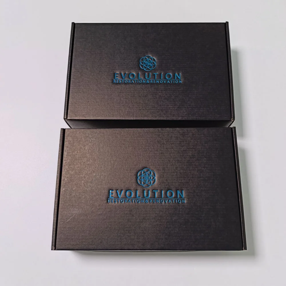 Custom Recyclable Black Cardboard Shipping Paper Boxes Custom Logo Box Airplane Corrugated Box