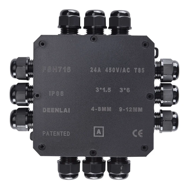 Deenlai FSH716-A серии водонепроницаемый пластиковый корпус IP68 открытый корпус