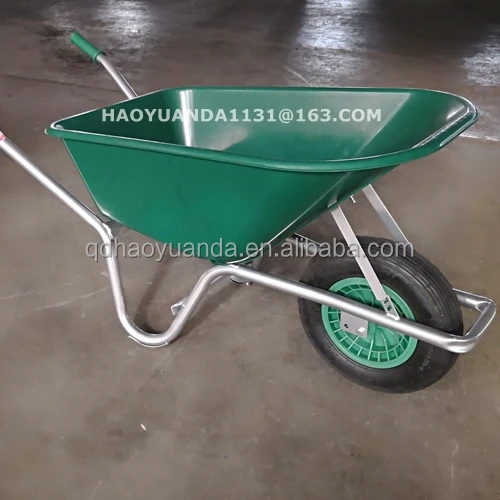 110L PLASTIC TRAY WHEEL BARROW for Garden Farm Barrows Hand Trolley Instruction Wheel Barrow European Market