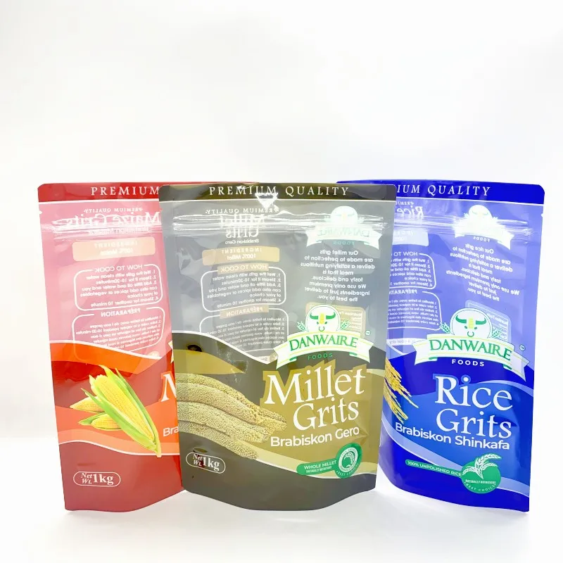 New Digital Printing Custom Aluminum Foil Resealable Stand Up Smell Proof Zipper Mylar Packaging Pouch Bags For Food Storage