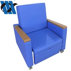 BDEC107 роскошный Медицинский стул для сопутствующих, складной стул для сопровождения, стул для сопутствующих