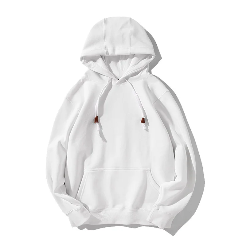 OEM Free Sample Men Hoodie Set Sweatshirt 56 Cotton 45 Polyester Long Sleeve Printed Oversize Pullover Hoodies Wholesale Black