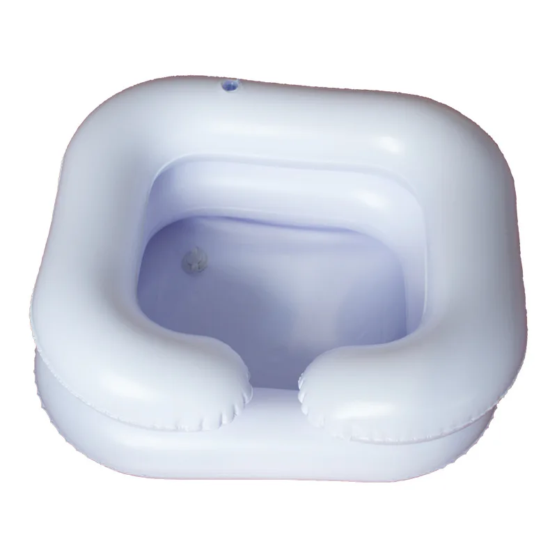 Disability aids PVC Inflatable hair wash basin portable hair wash basin shampoo basin