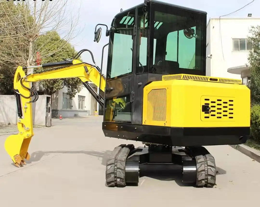 FREE SHIPPING agt 3 ton mini excavator compact Diesel 2.5 ton excavator