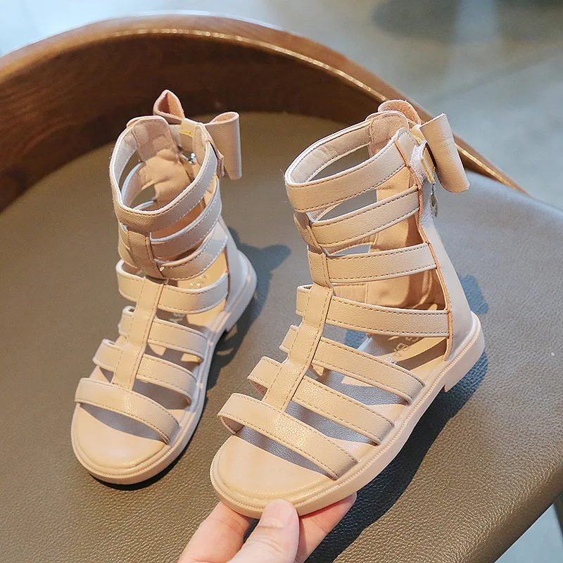 Summer Children Sandals Baby Girls Kids Candy Beach Shoes Girl Casual Roman Sandals