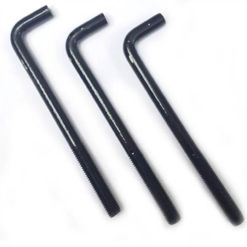 Bolt M8 M10 M12 M20carbon Steel Shape Bolt Nut Washer Foundation Embedded Anchor Bolts