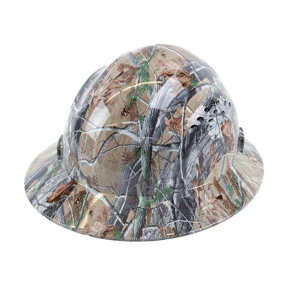 ANT5 ANSI Z89.1 Full Brim Hard Hat with 4 Point Ratchet Suspension Helmet