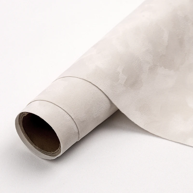 white color self adhesive flock velvet paper