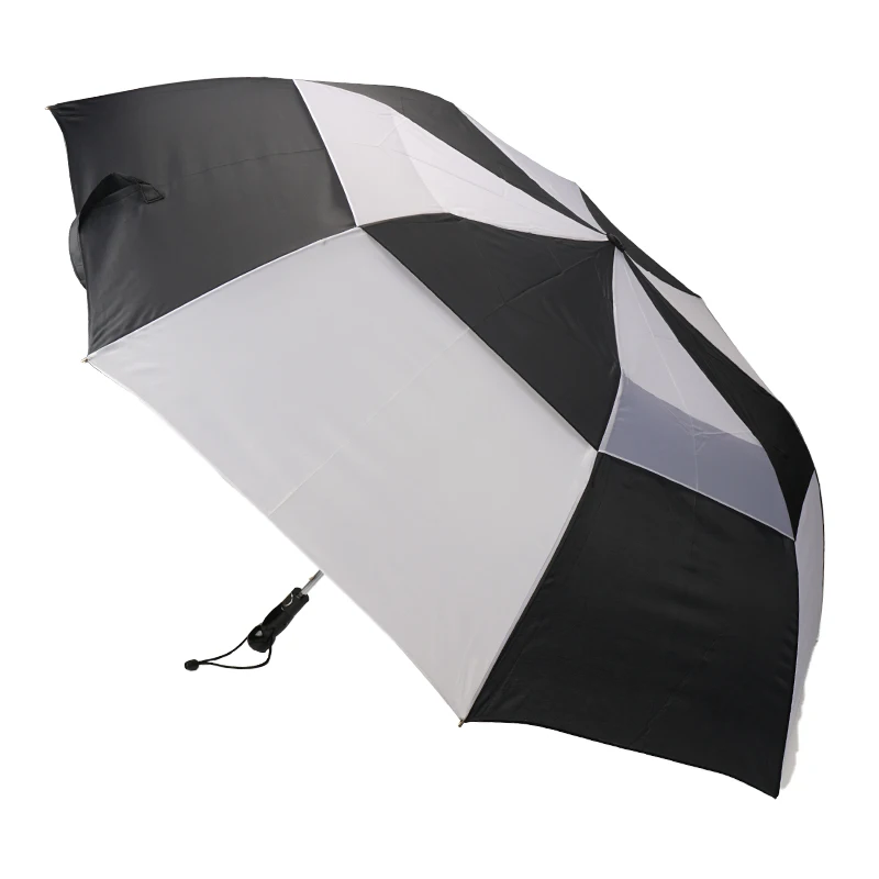 28 inch 8 ribs  Auto Open Umbrella 2 folds Portable Umbrella Windproof dual folding umbrella China Top Manufacturer