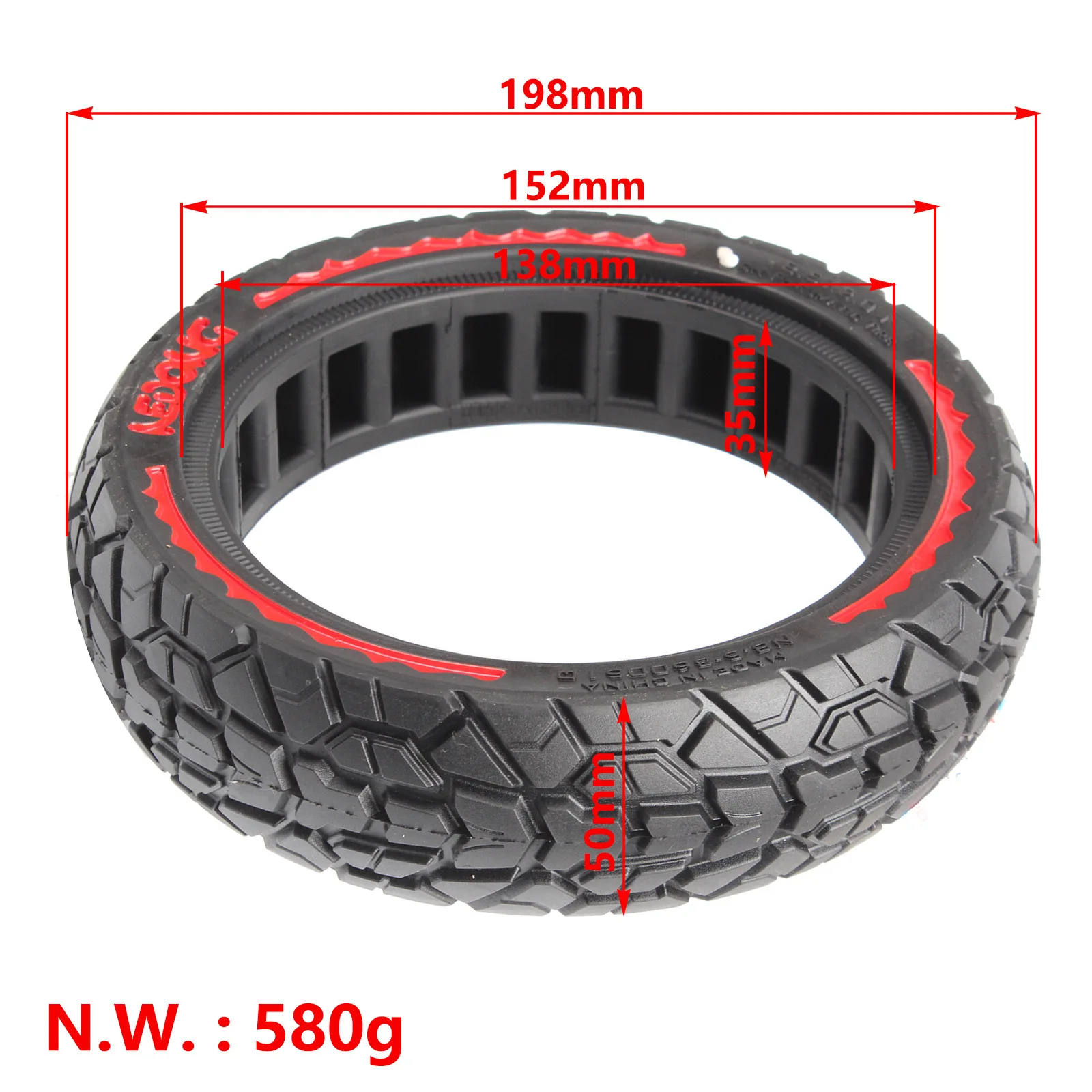 New Image New Arrival Scooter Tire 8.5*2.0 Off Road Solid Tire 3 color #34 For Xiaomi E-Scooter Spare Parts Wheel Solid Tire