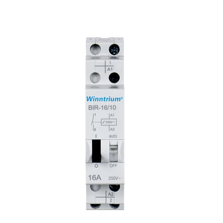 
home hotel use modular Din Rail Relay 16A AC/DC 1P 230V with CB certification Impulse Relay mini mechanical latching relays 