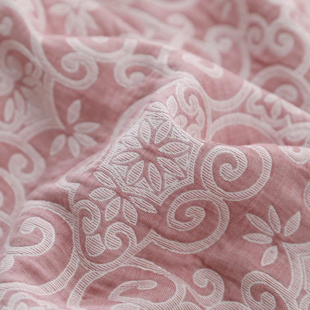 Custom 100% cotton jacquard blanket for your home custom jacquard pattern