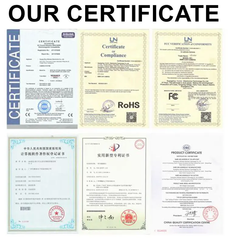 BSD 10.1 Inch 5 Channel AHD Monitor Video Recorder Reverse Rearview Camera for Truck Vehicle School Bus