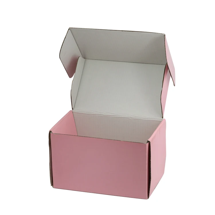 New Custom Logo Size Color High Jewelry packing Box paper  from China factory Pink Ring box