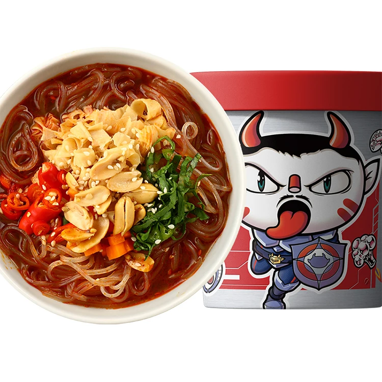 Convenient Instant noodle bowl noodle Suanlafen vermicelli