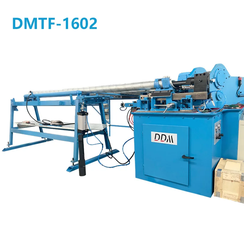 DDM-1602 high quality Spiral pipe making machine Spiral tube former tube machine round duct manufacturing machine