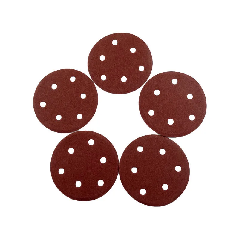 
Garnet 6 inch (150 mm) 6 holes sandpaper sanding disc sandpaper for polishing 