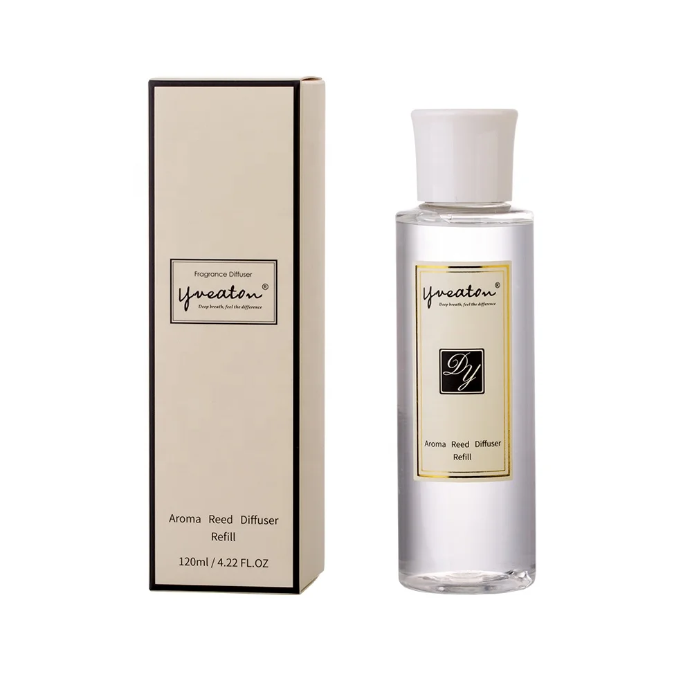 Factory Direct OEM Natural Plant Flower Aromatherapy Scented Reed Diffuser Refill Oils PET Bottles With Box Packaging customized