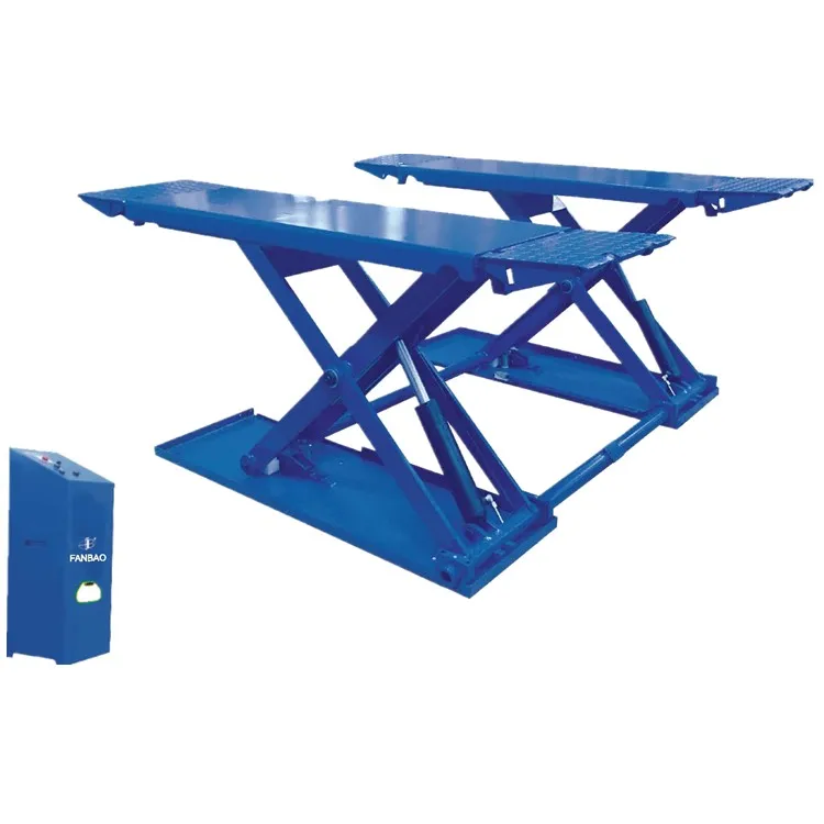 Fast delivery auto vehicle equipment hydraulic with ce  mid rise scissor lift