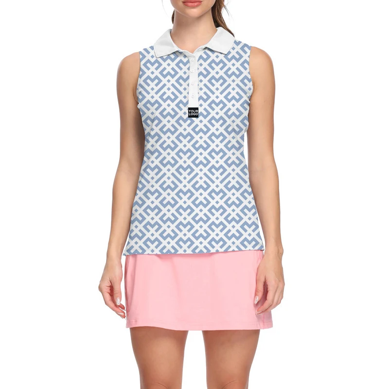 Женская рубашка-поло из полиэстера