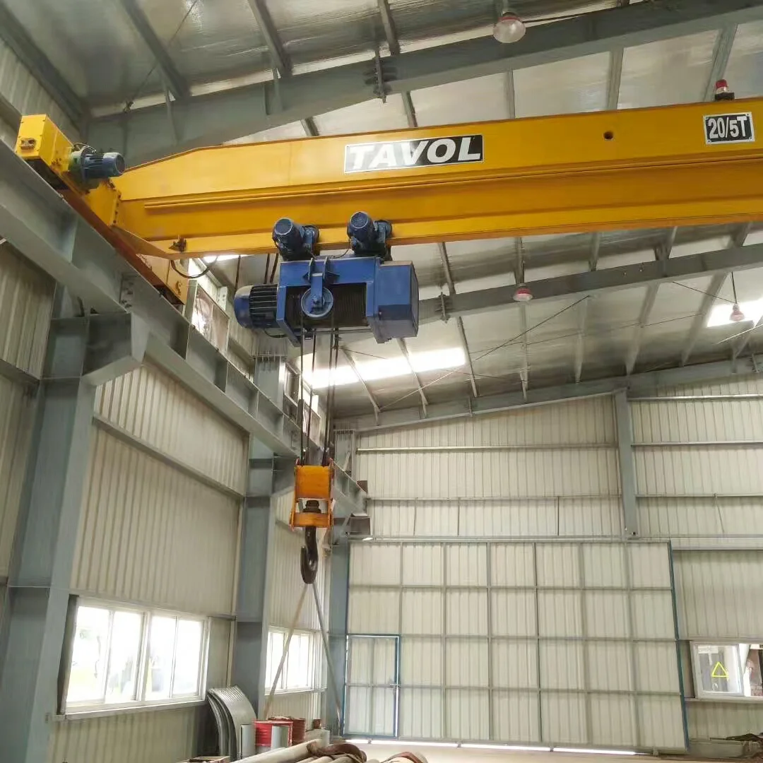 10 Ton Mobile Overhead Crane Cost Electric Lifting Machine Single Beam Bridge Crane with Hoist
