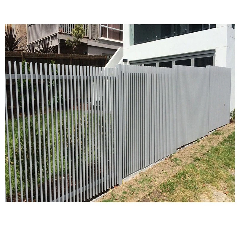 Modern Designs Waterproof House Wall Slat Aluminium Panel Fence For Garden Fencing
