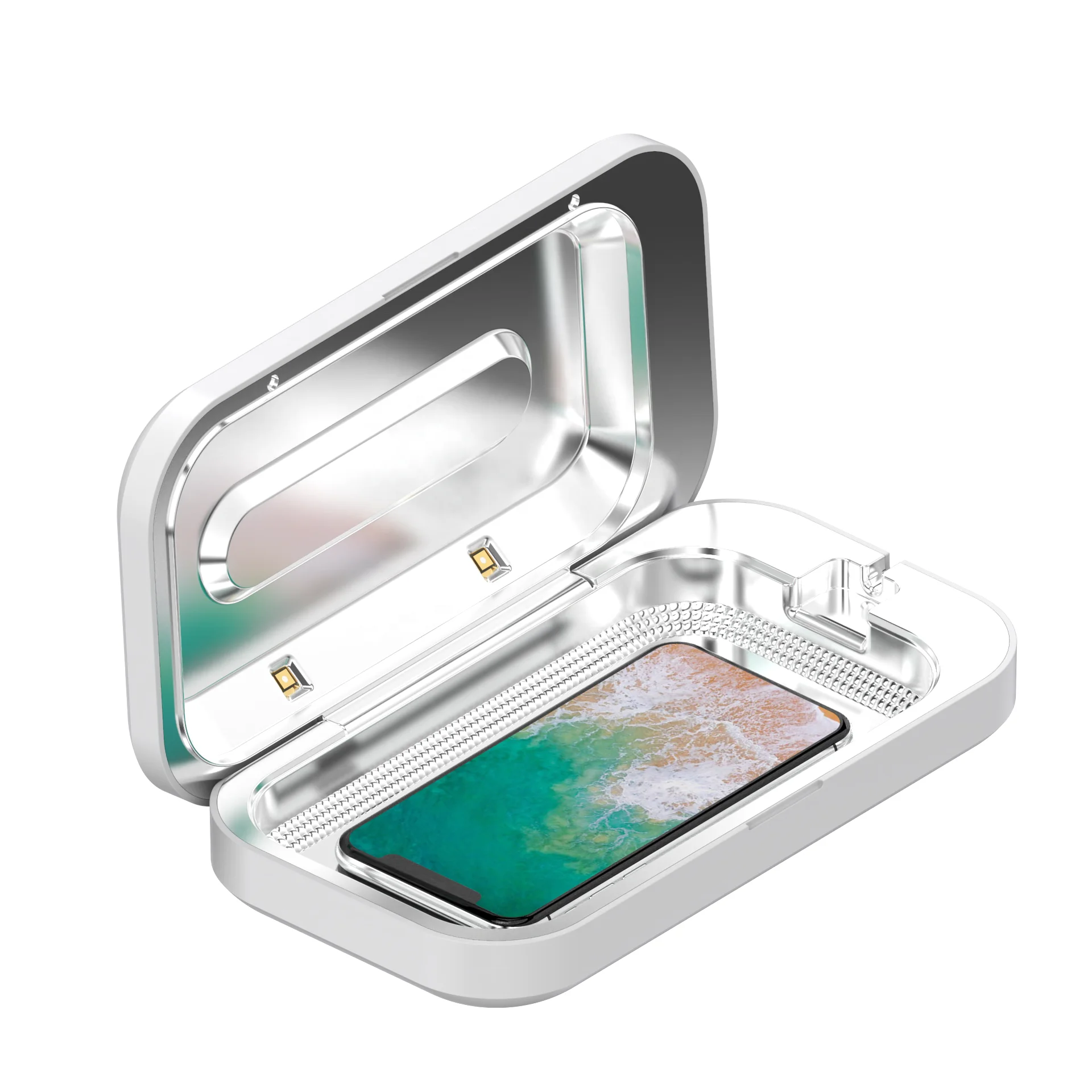 
Home, Office, Car use Personal Care Anti- virus Sanitizing UVC LED sterilizer Box for cell phone, led uvc sterilization light 