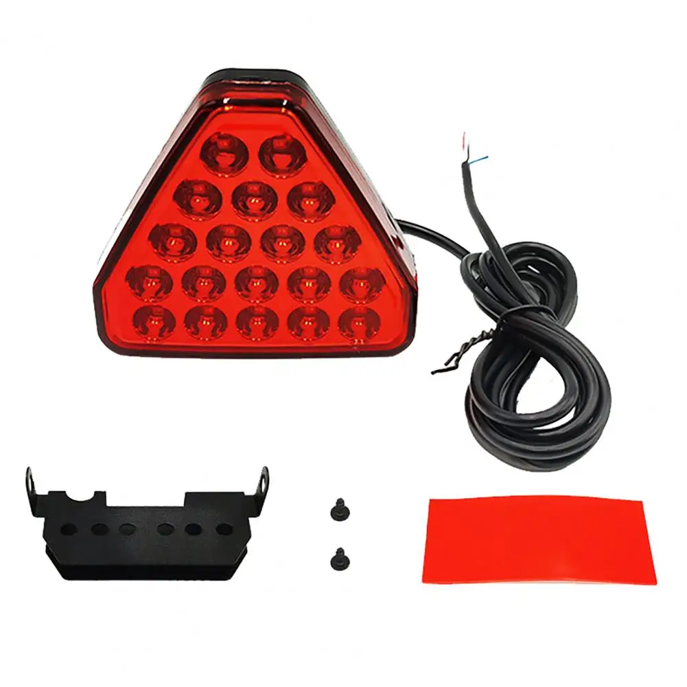 Ruitaisen Car Truck Motorcycle Pilot Lights Triangle Rear Brake Lamp Warning Strobe Stop Safety Black Red Led Indicator Light