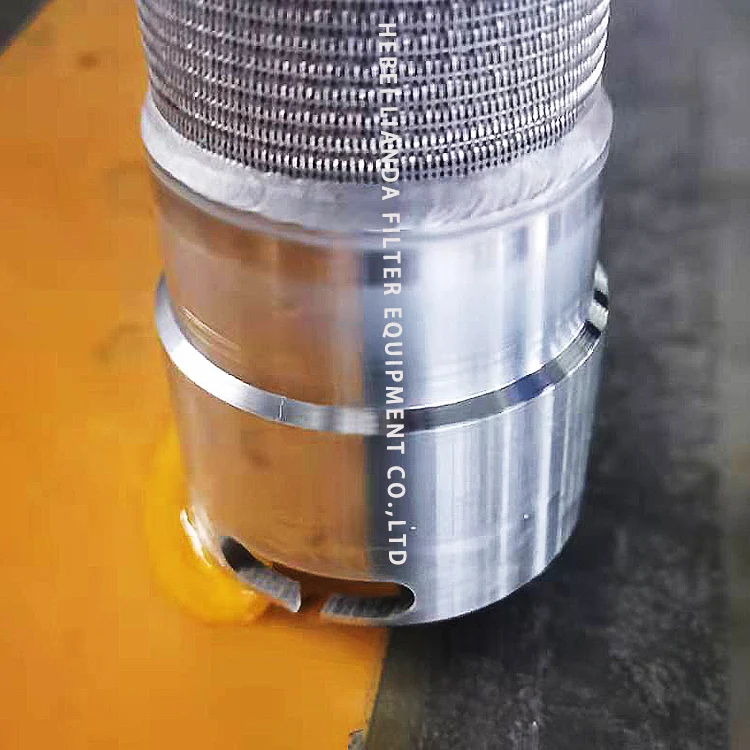 Stainless Steel Filter Tube Spunlaced Nonwoven Filter Element 5-layer Sintered Mesh Filter Tube