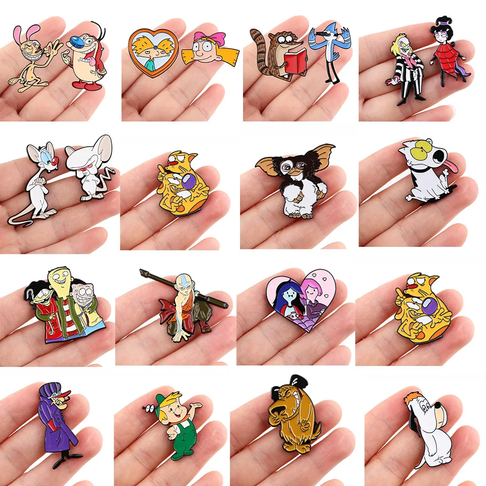 Manufacturer Customized Cute Cartoon Metal Security Badges Wholesale 3D Metal Emblem Badges Pin