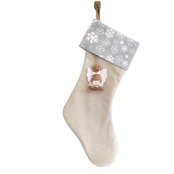 Wholesale Monogrammed Christmas Decoration Natural Christmas Pet Stockings