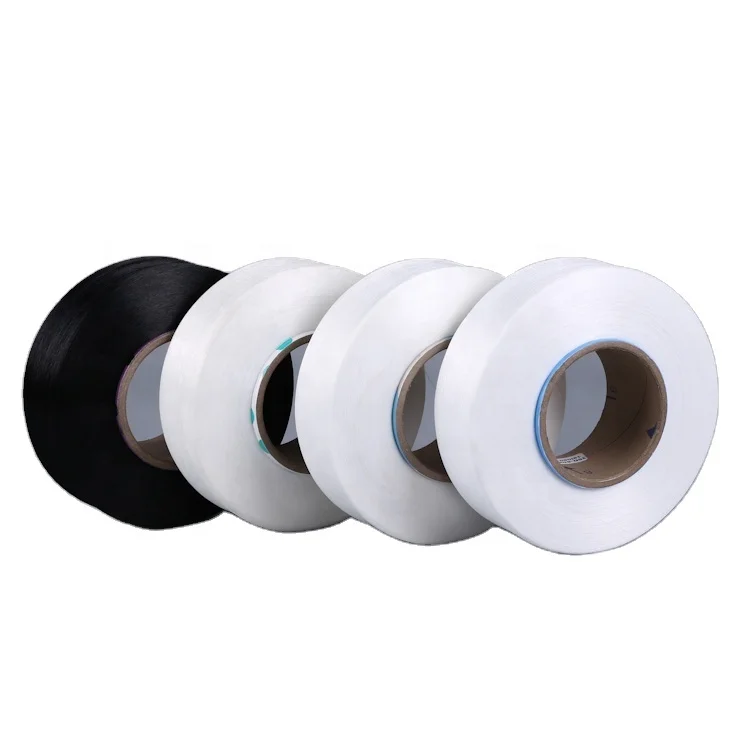 140d Black and White Color Pure Spandex Yarn Bare Spandex Yarn