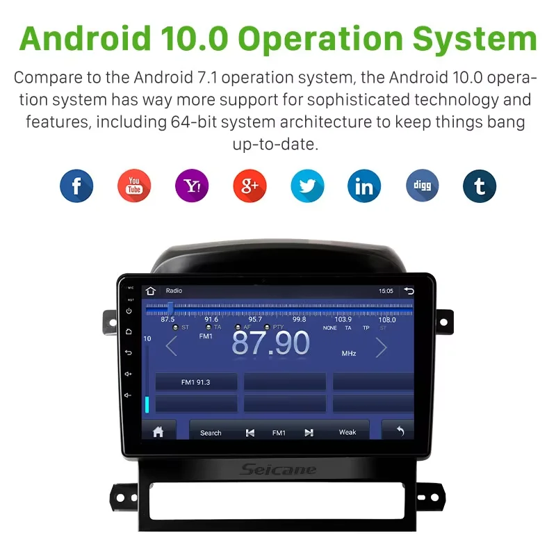 9 дюймов Android 11 0 GPS навигация радио магнитола для 2009-2012 CHEVROLET CAPTIVA Carplay головное устройство