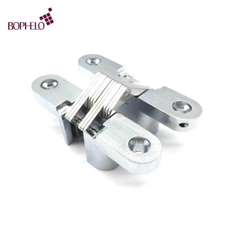 180 Degree Concealed Hinge 304 Stainless Steel Hinge Wooden Door Hidden Black Invisible Hinge