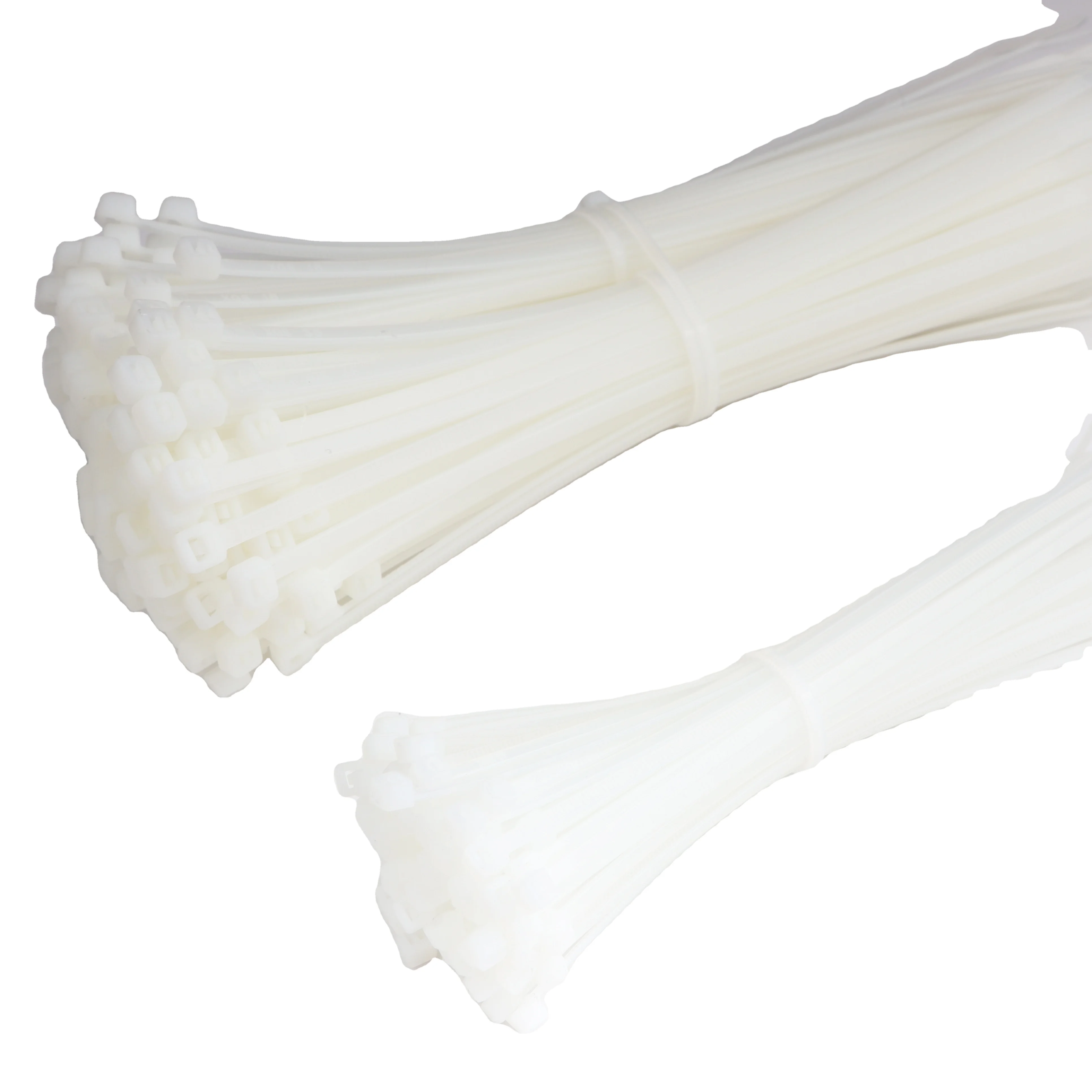 High Quality White Black Tie Cable Ties Nylon Colorful Cheap Price China PA66 PA6 Nylon Plastic Self Locking Cable Zip Tie Warp