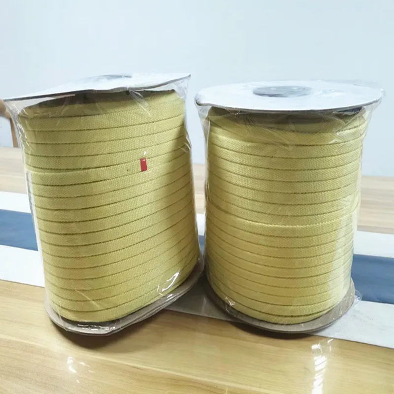 Glass Tempering Furnace Roller Rope High Temperature Aramid Rope Fire  Roller Rope