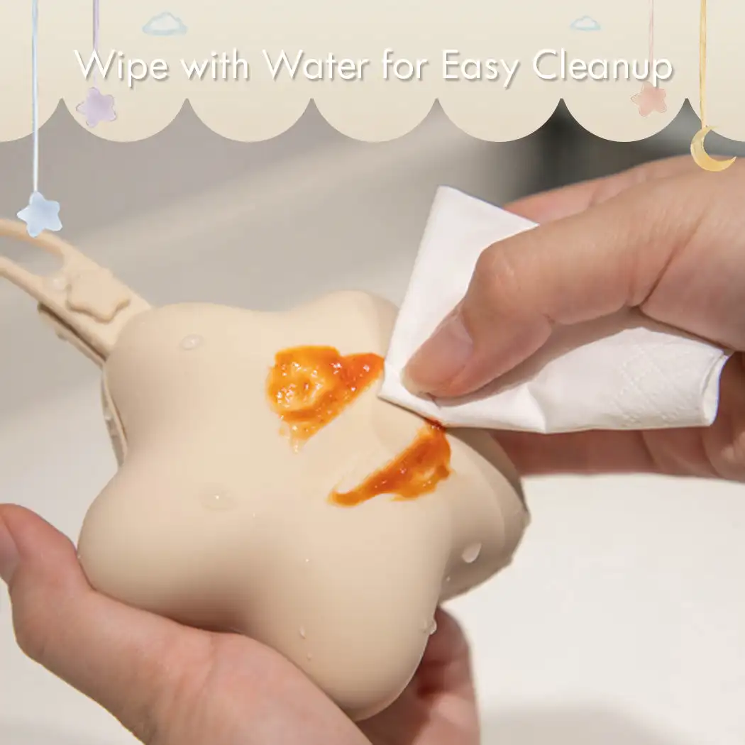 Custom Logo Baby Pacifiers Travel Storage BPA-Free Easy Clean Silicone Pacifier Case