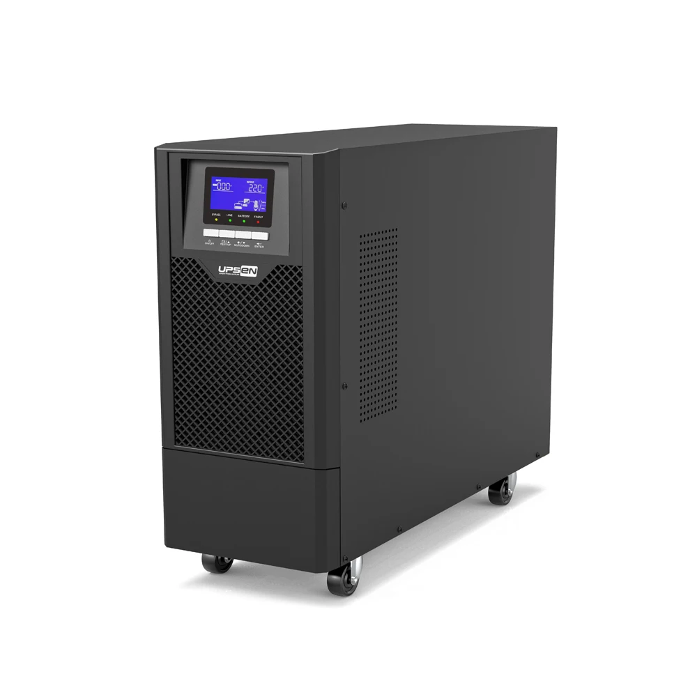 110VAC 1KVA 2KVA 3KVA lithium UPS inbuilt lithium battery pure sine wave out PF0.9 online UPS rack mounted type optional