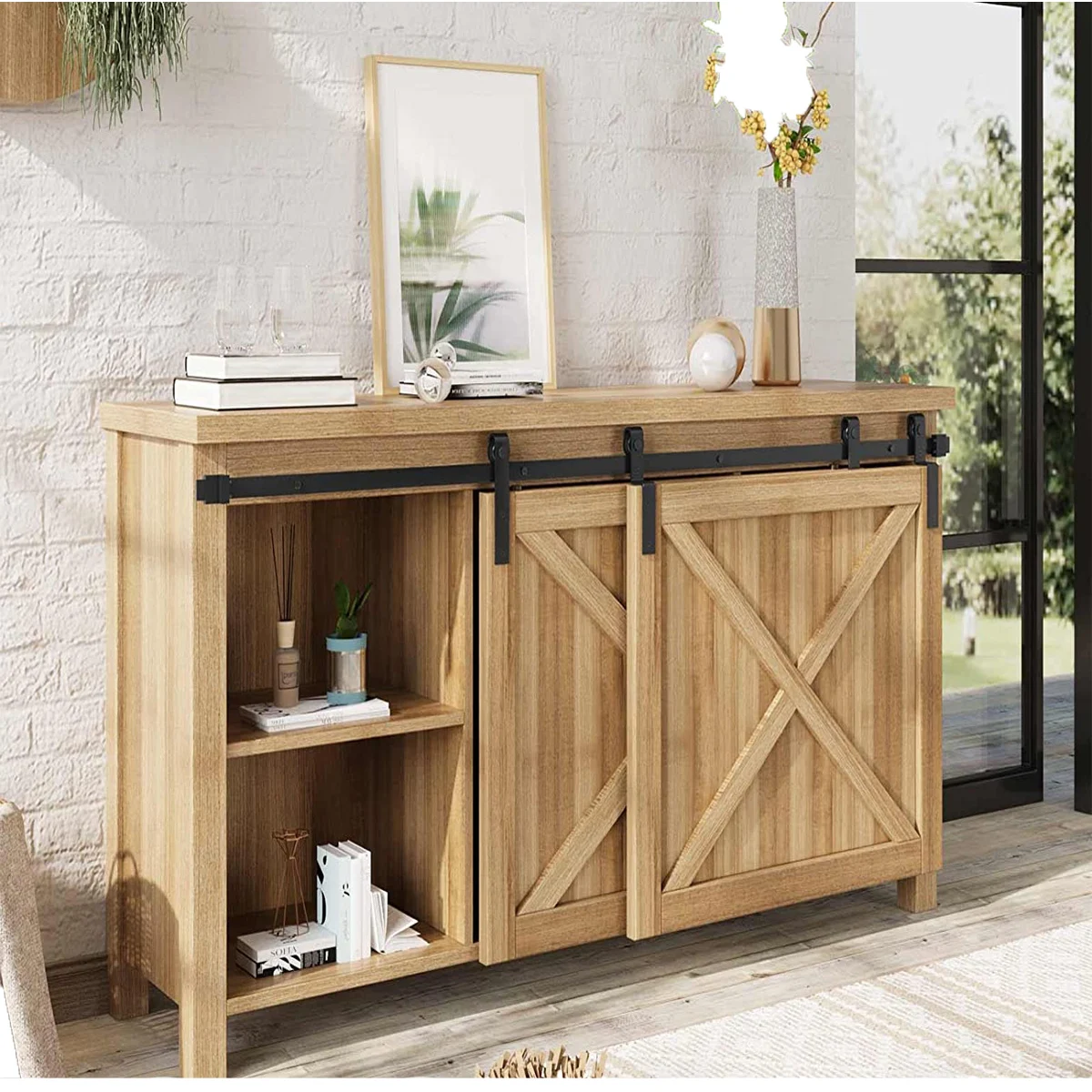 Wholesale Antique Tv Cabinet Table with Storage Rack Wooden Console Home Office Furniture Living Room Cabinets TV Stands Modern