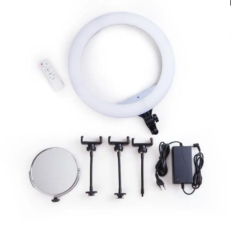 18 inch ring light led photography 3200K/5500K 65W ringlight lamp with Tripod Stand for makeup