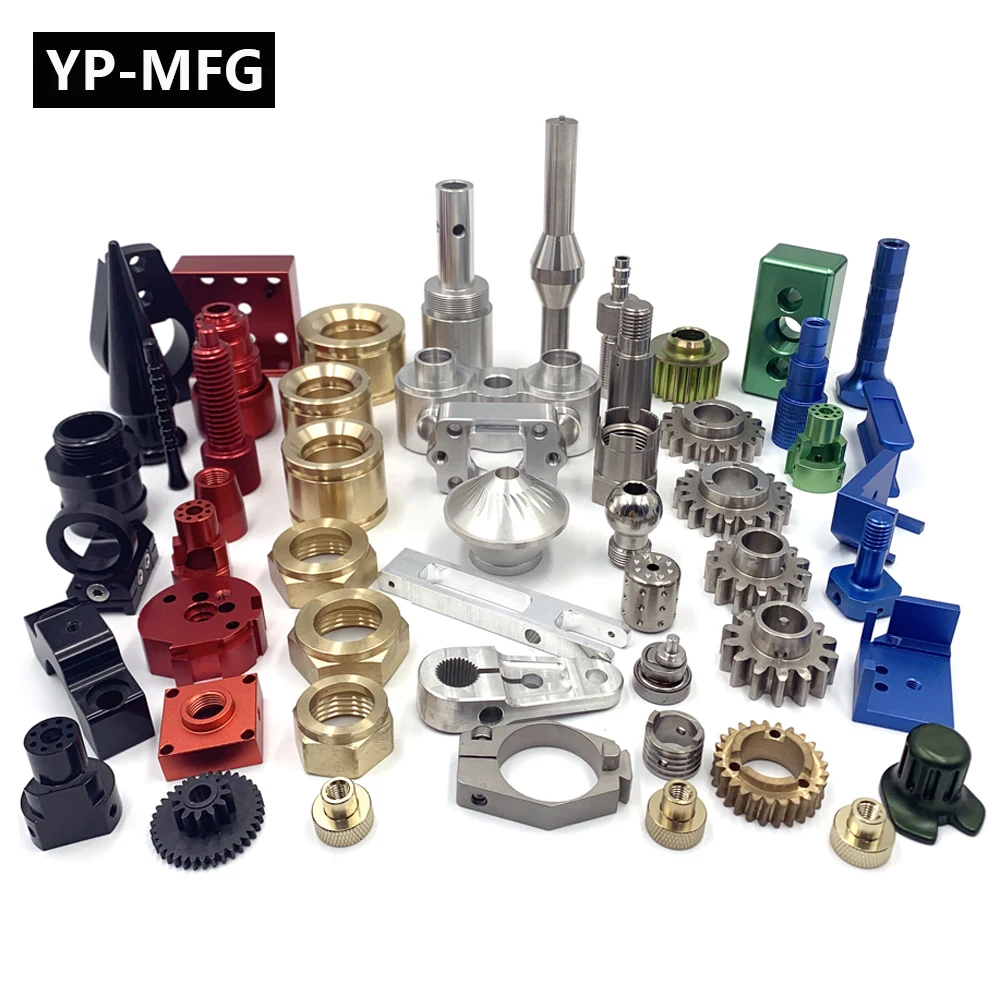 Custom cnc China manufacture anodized aluminum metal parts cnc turning milling machining service