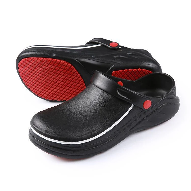 High Quality Brand Eva Unisex Slippers Non-slip Waterproof Oil-proof Kitchen Work Cook Shoes For Chef Master Hotel Restaurant