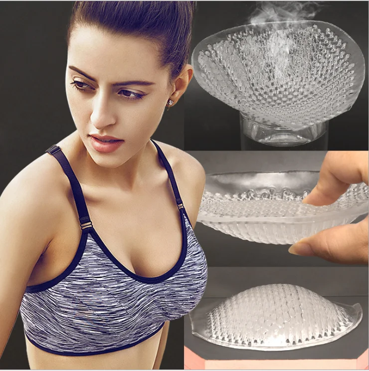 Push up Honeycomb -shaped swimming suit  Bikini bra pads  Silicone bra insert pads BI22  up lift Enhancer yogo sport bra  pads