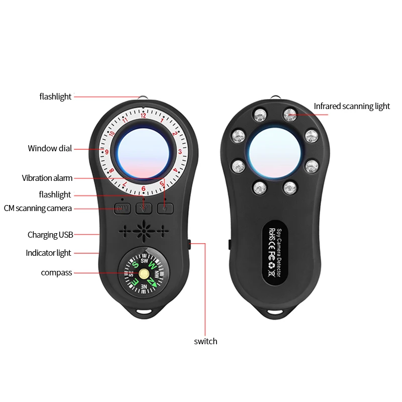 Anti Eavesdropping Vibration Sensor Filter Solves Potential Safety Hazards Infrared Camera Detector
