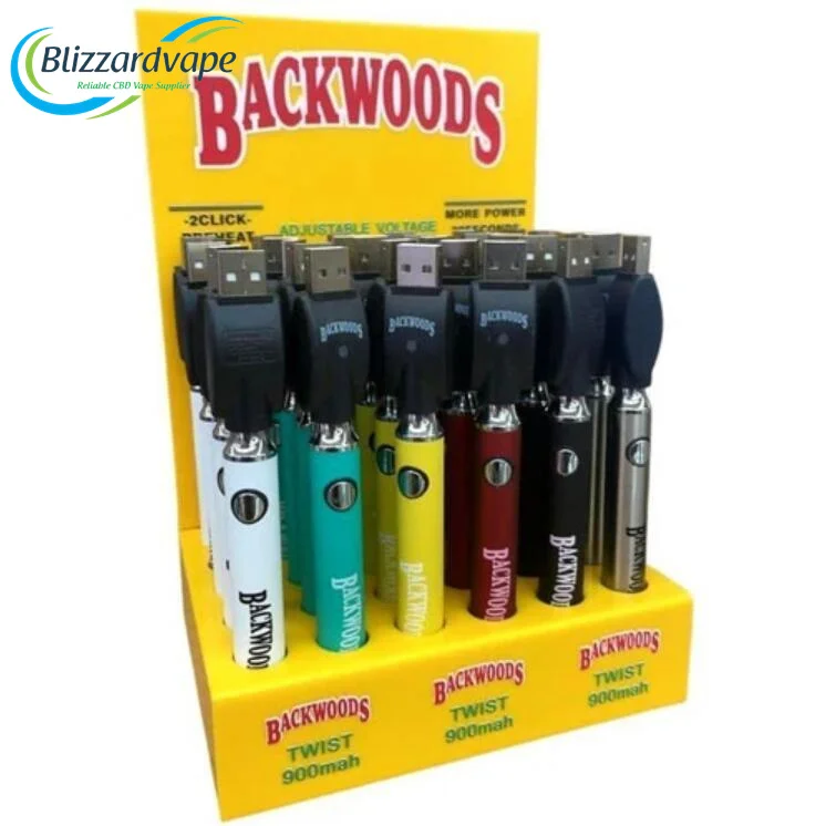 Backwoods Cbd Vape Battery Adjustable Voltage Cbd Cartridge Vape Pen Battery 2021 Twist Cbd Battery Pen